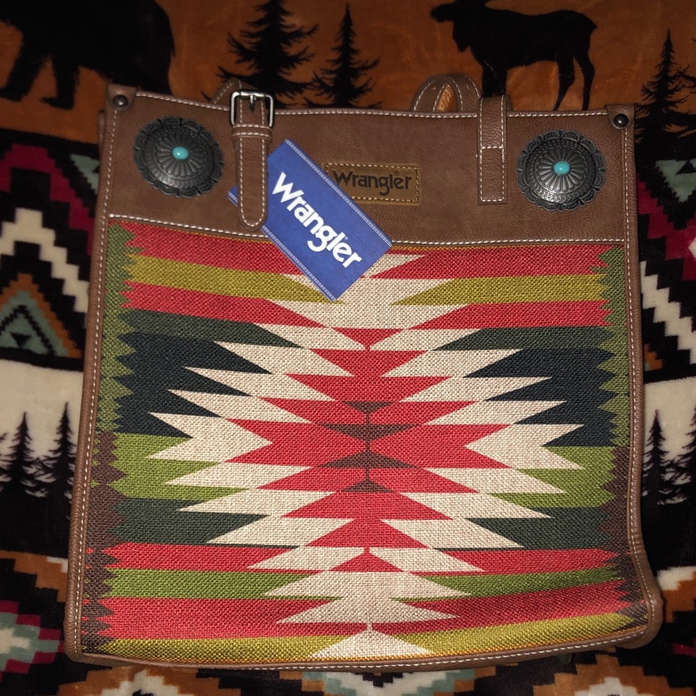 Wrangler Geometric Pattern Tote